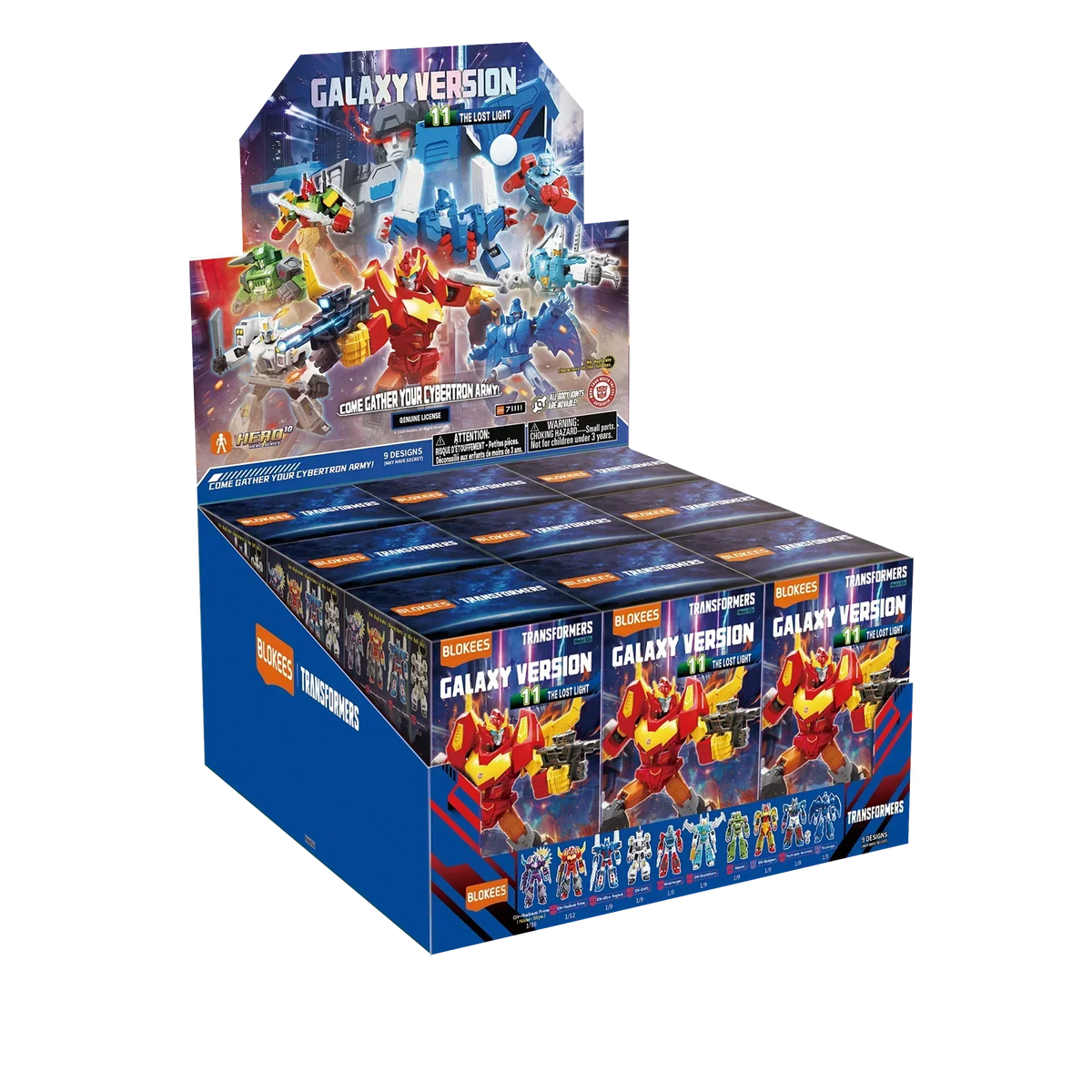 Blokees Transformers Model Kits Experience Galaxy Version #11 The Lost Light Mystery Box Trading Figure Set of 9
