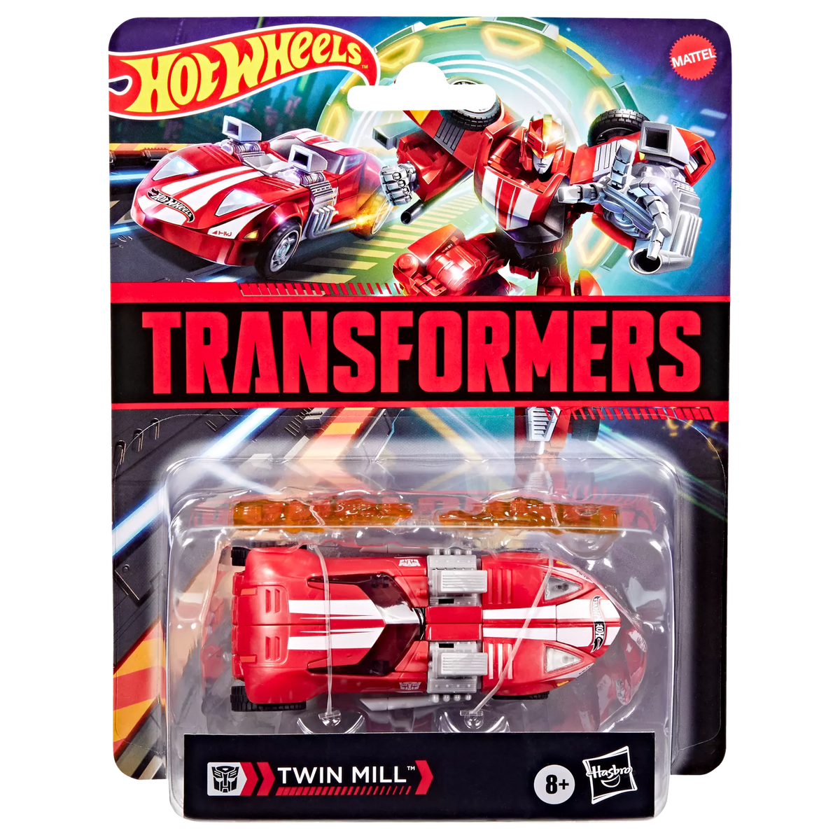 Transformers Collaborative Hot Wheels Twin Mill (Red) Action Figure