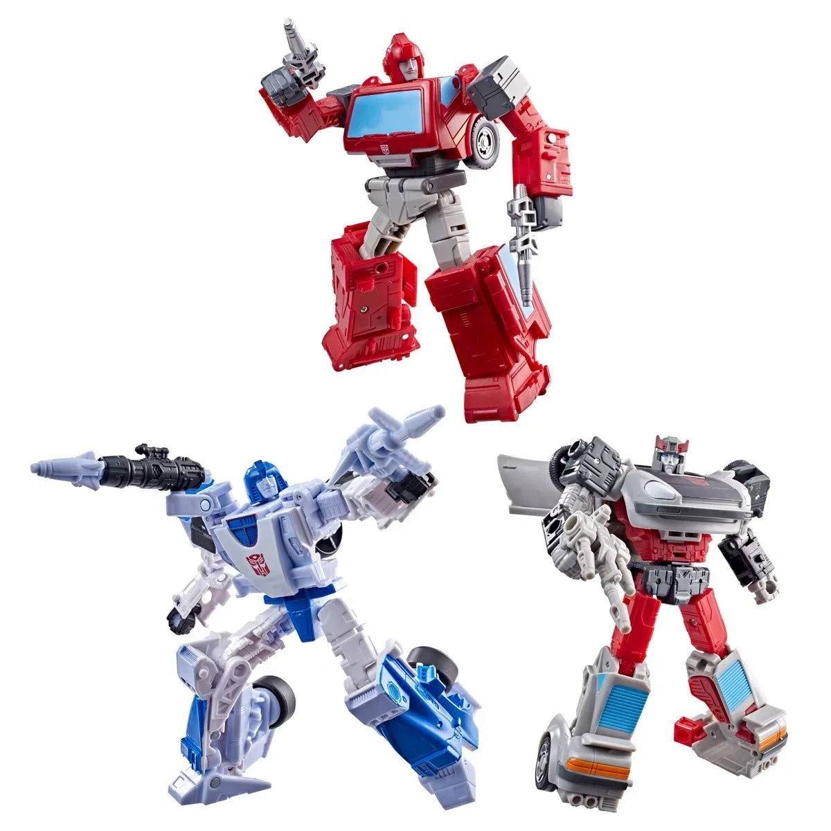 Transformers Age of the Primes Mirage, Ironhide, and Bluestreak Action Figure Set